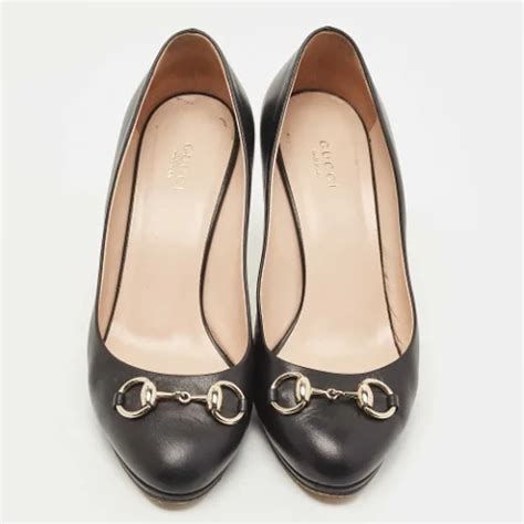 gucci vintage heels|pre owned gucci loafers.